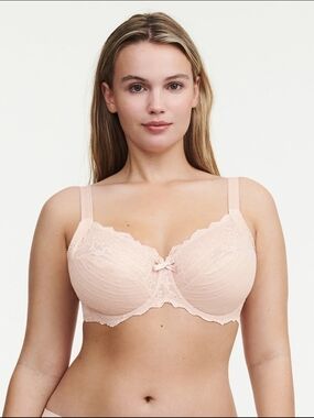 Chantelle Lace Underwire Bra in Light Pink
